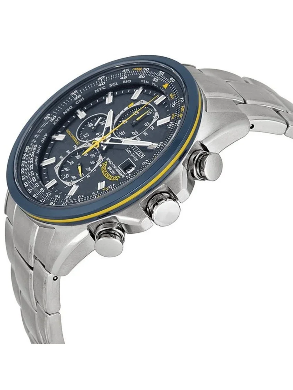 NWT Citizen Eco Drive Blue Angels Chronograph Men's Watch